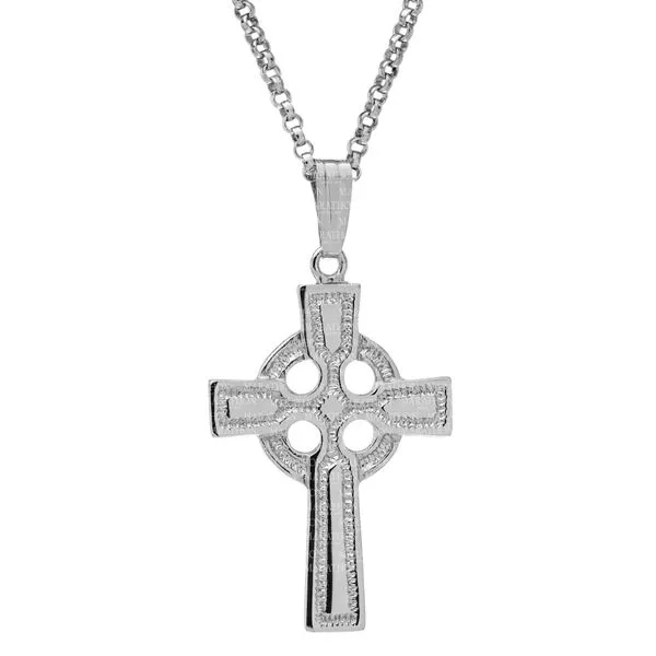Sterling Silver Celtic Cross Necklace Steve Lennon & Co Jewelers  New Hartford, NY