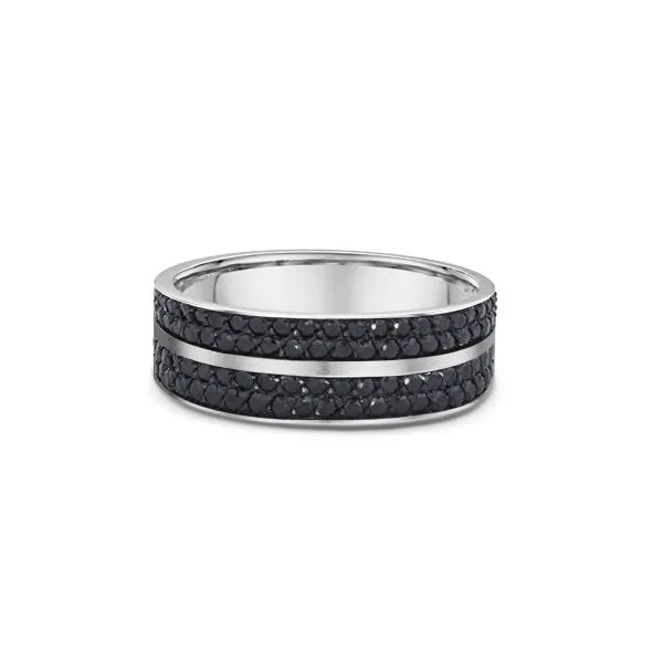 Men's Black Diamond Wedding Band Stambaugh Jewelers Defiance, OH