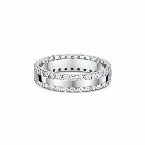 14kt White Gold Diamond Eternity Band Stambaugh Jewelers Defiance, OH