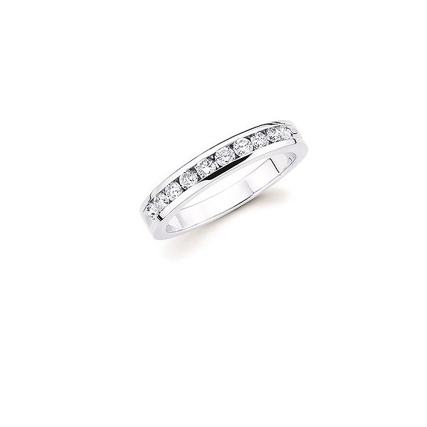 14kt White Gold Diamond Anniversary Ring Stambaugh Jewelers Defiance, OH
