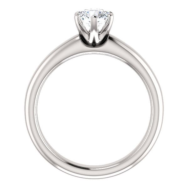 White Gold ever&ever Solitaire Engagement Mounting Image 2 Stambaugh Jewelers Defiance, OH