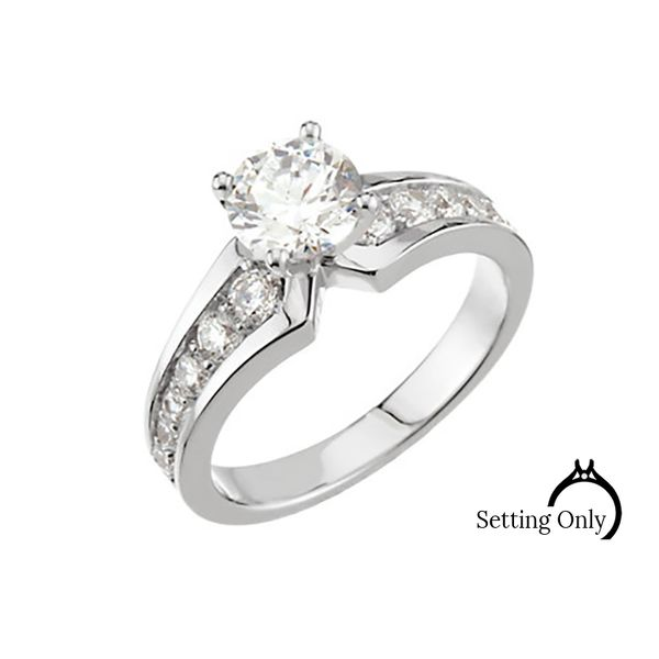 14kt White Gold Engagement Ring Stambaugh Jewelers Defiance, OH