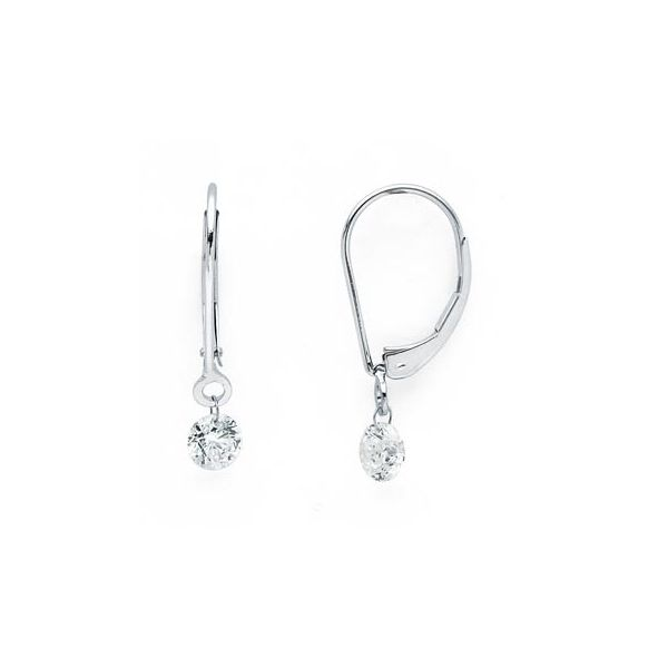 Shimmering diamond earrings Stambaugh Jewelers Defiance, OH