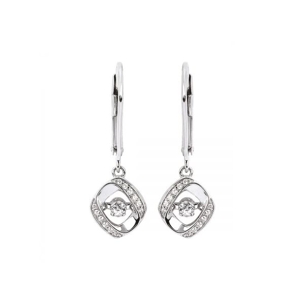 Shimmering diamond earrings Stambaugh Jewelers Defiance, OH