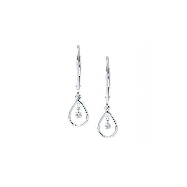 Shimmering diamond earrings Stambaugh Jewelers Defiance, OH