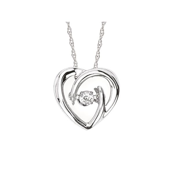 Sterling Silver Shimmering Diamonds® Pendant Stambaugh Jewelers Defiance, OH