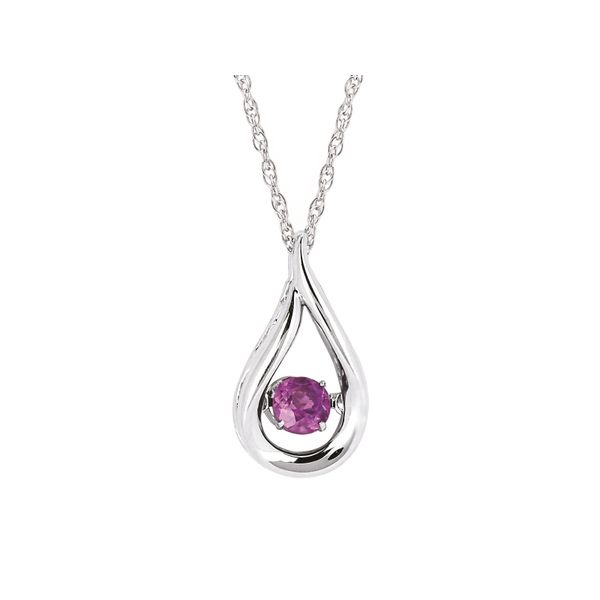 Shimmering® Created Alexandrite Pendant in Sterling Silver Stambaugh Jewelers Defiance, OH