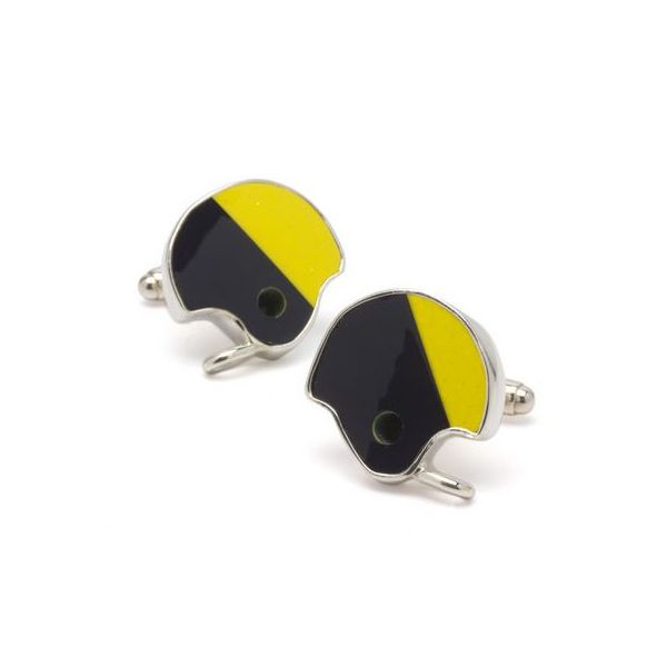 Michigan Football helmet cuff links Stambaugh Jewelers Defiance, OH