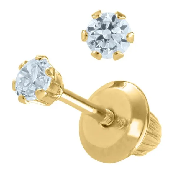 Children's 14kt Yellow Gold Earrings Stambaugh Jewelers Defiance, OH
