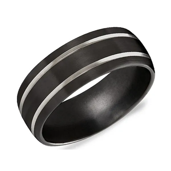 Torque 8mm Black Titanium Ring Studio D Jewelers Woodstock, IL