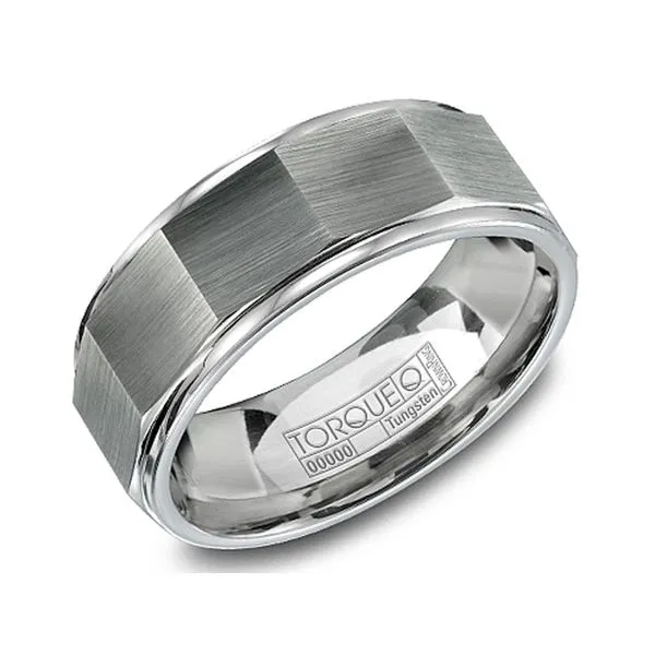 Torque 8mm Tungsten Carbide Ring Studio D Jewelers Woodstock, IL