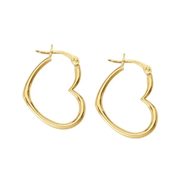 Yellow Gold Hoop Earrings SVS Fine Jewelry Oceanside, NY