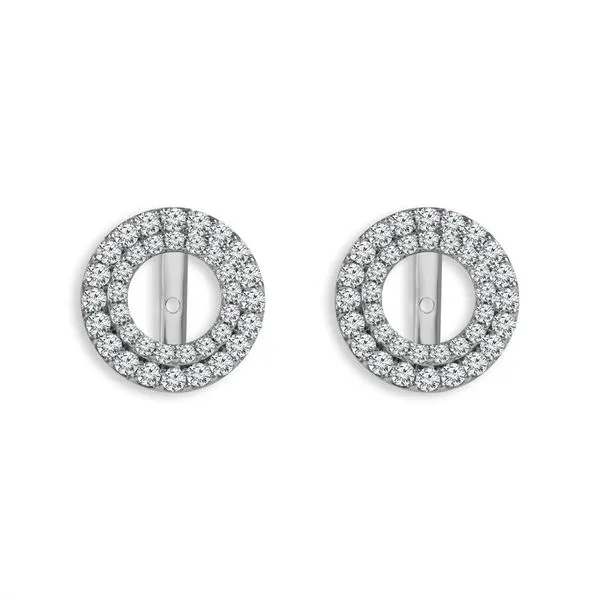 White Gold Diamond Earring Jackets, .50ctw SVS Fine Jewelry Oceanside, NY