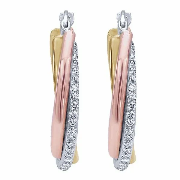 Gabriel & Co. Contemporary Earrings Image 2 SVS Fine Jewelry Oceanside, NY