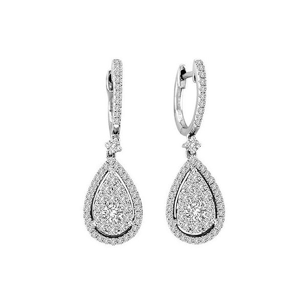 18K White Gold Forevermark Diamond Earrings SVS Fine Jewelry Oceanside, NY