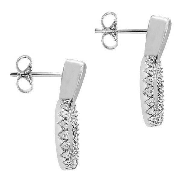 Gabriel & Co. Contemporary Collection White Gold Diamond Earrings Image 3 SVS Fine Jewelry Oceanside, NY