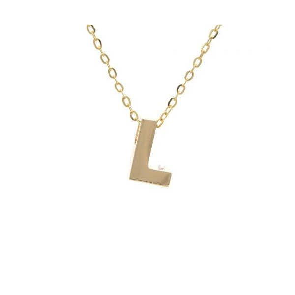 14K Yellow Gold Initial 'L' Necklace SVS Fine Jewelry Oceanside, NY