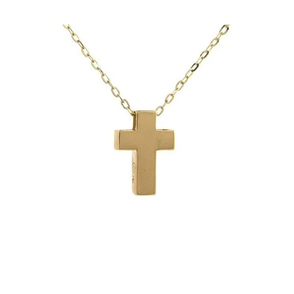 14K Yellow Gold Cross Necklace SVS Fine Jewelry Oceanside, NY