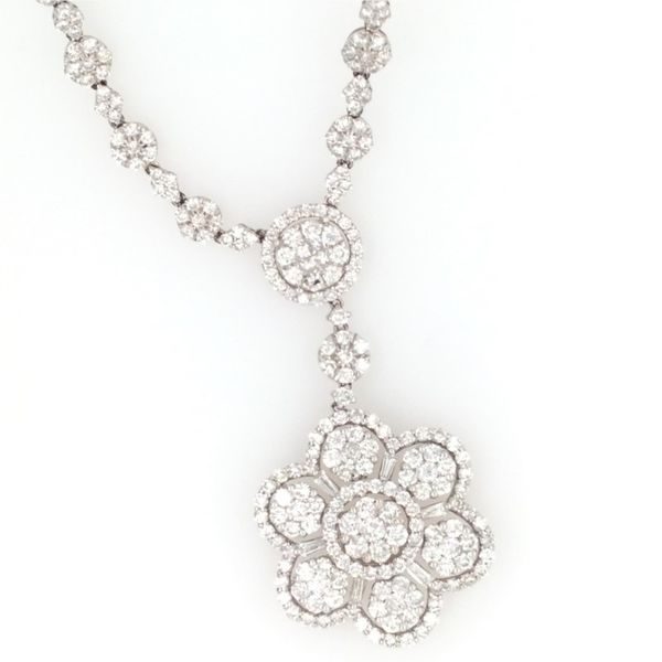White Gold Diamond Necklace SVS Fine Jewelry Oceanside, NY