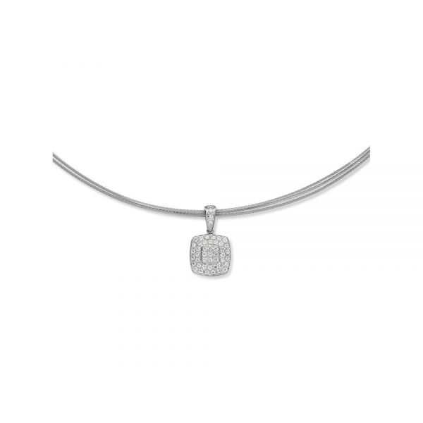 ALOR Classique Collection Diamond Necklace. 0.41Cttw SVS Fine Jewelry Oceanside, NY