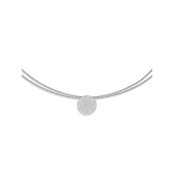 ALOR Classique Collection Grey Cable Necklace SVS Fine Jewelry Oceanside, NY