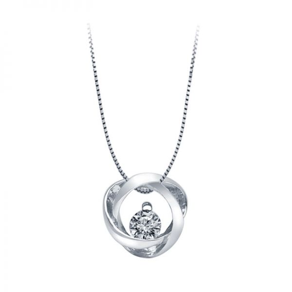 Maverick 89Â© Time & Eternity Diamond Necklace 0.30cttw SVS Fine Jewelry Oceanside, NY
