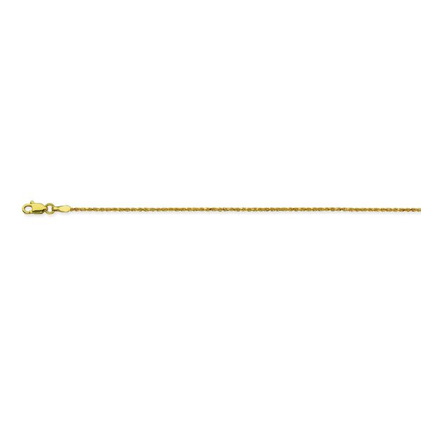 Yellow Gold 1.05mm Chinese Rope Chain, 18