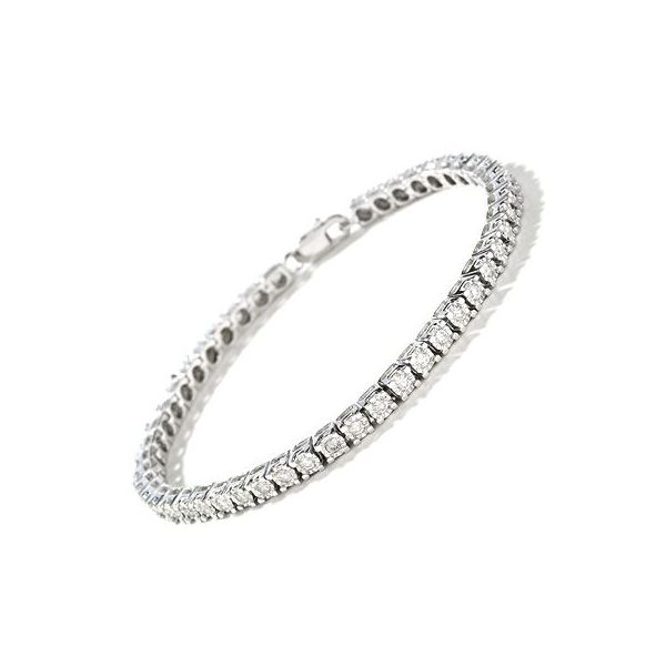 White Gold Diamond Tennis Bracelet, 8.75cttw SVS Fine Jewelry Oceanside, NY