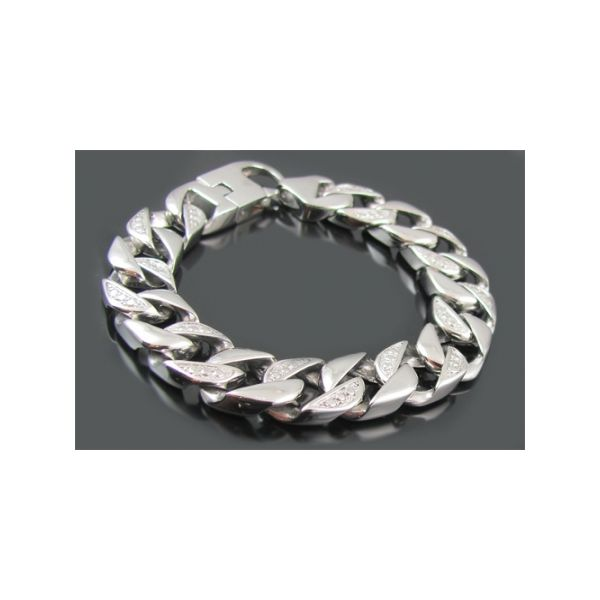 BLACKJACK Stainless Steel Bracelet SVS Fine Jewelry Oceanside, NY