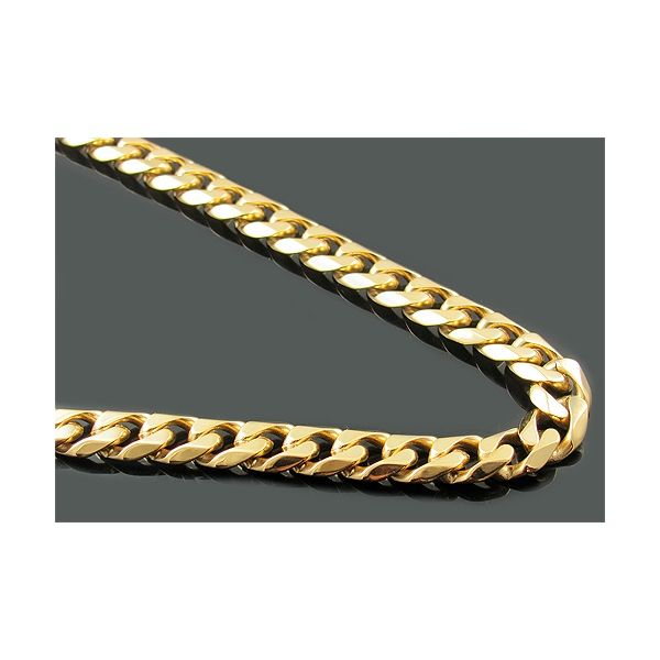 BLACKJACK Stainless Steel Yellow Plated Chain SVS Fine Jewelry Oceanside, NY