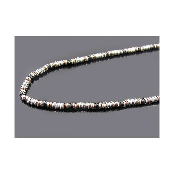 BLACKJACK Stainless Steel Black And Bronze Plated Necklace SVS Fine Jewelry Oceanside, NY