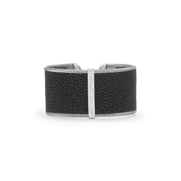 ALOR Noir Collection Diamond Bangle. 0.62Cttw SVS Fine Jewelry Oceanside, NY