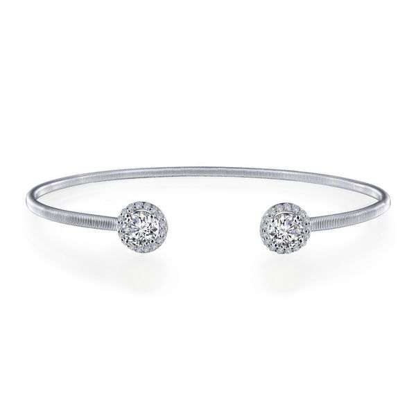 Lafonn Silver Birthstone Bracelet - April SVS Fine Jewelry Oceanside, NY