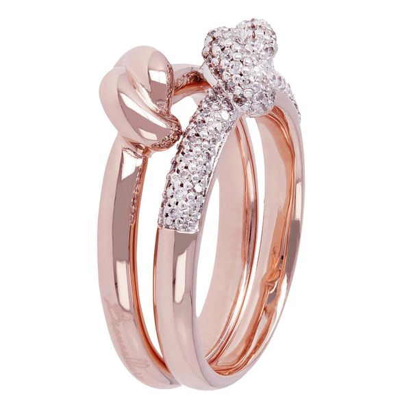 Bronzallure Romanze Set Knotted Ring SVS Fine Jewelry Oceanside, NY