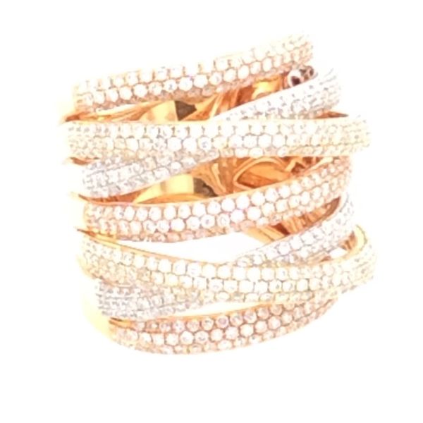 Yellow, White, & Rose Gold & Diamond Ring SVS Fine Jewelry Oceanside, NY