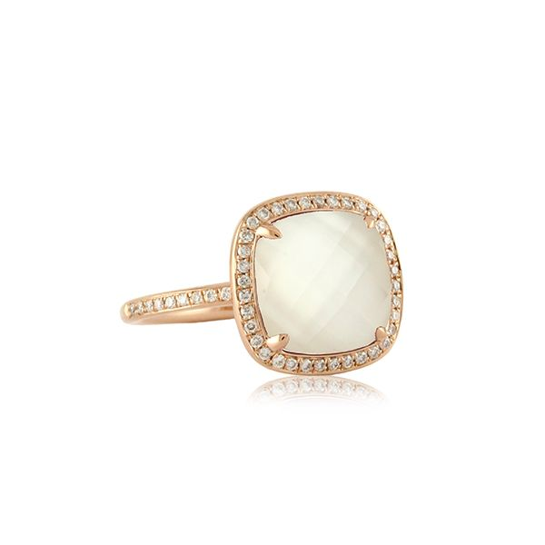 Dove's White Orchid Collection 18K Yellow Gold Ring SVS Fine Jewelry Oceanside, NY