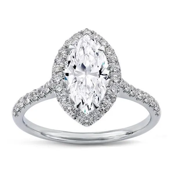 SVS Signature Halo Diamond Engagement Ring SVS Fine Jewelry Oceanside, NY