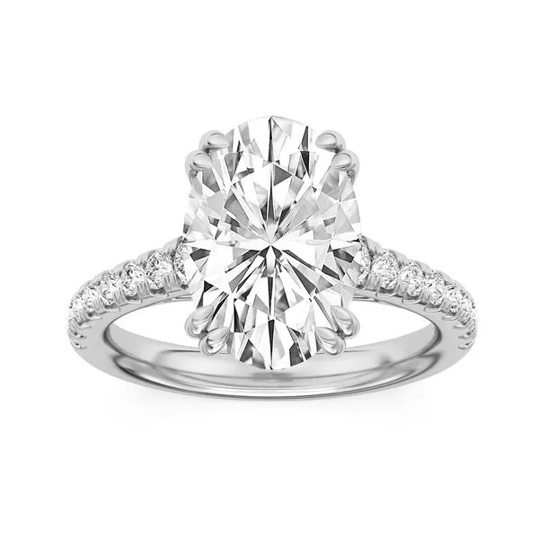 Platinum & Lab Grown Diamond Engagement Ring SVS Fine Jewelry Oceanside, NY