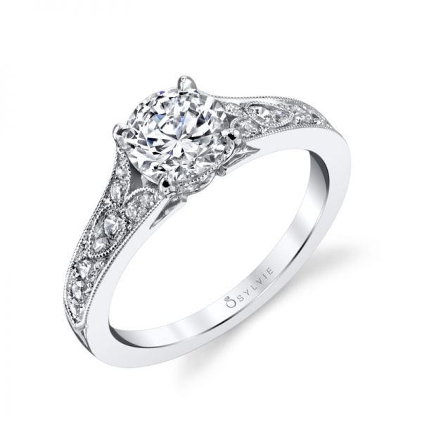 Sylvie Engagement Ring Mounting SVS Fine Jewelry Oceanside, NY