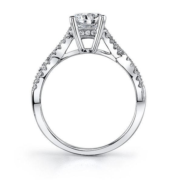 Sylvie Collection Laraine Diamond Engagement Ring Image 2 SVS Fine Jewelry Oceanside, NY