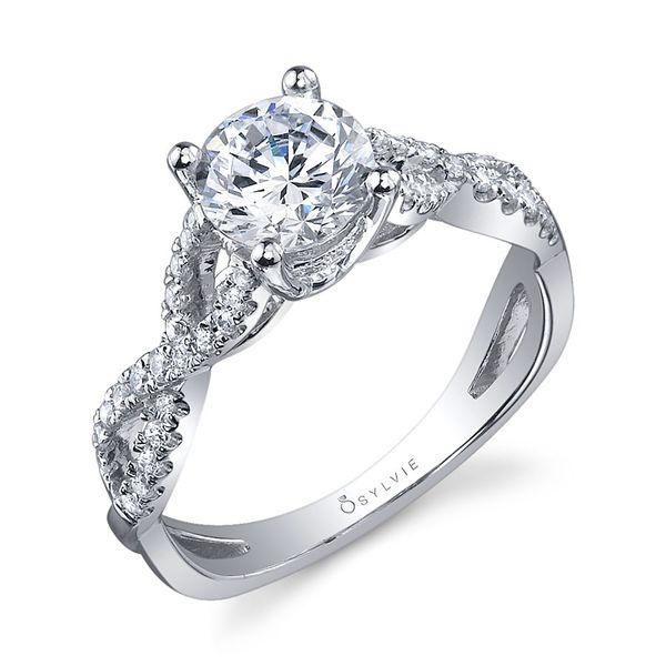 Sylvie Collection Laraine Diamond Engagement Ring SVS Fine Jewelry Oceanside, NY