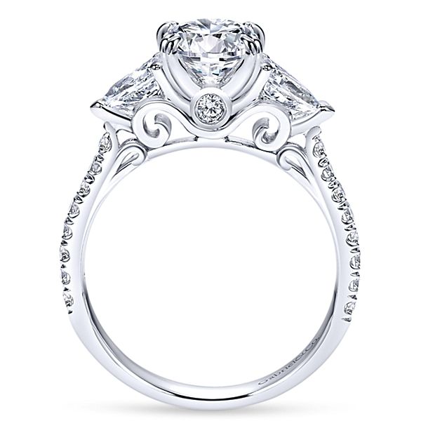 Gabriel & Co Sookie 14K White Gold Engagement Ring Image 2 SVS Fine Jewelry Oceanside, NY