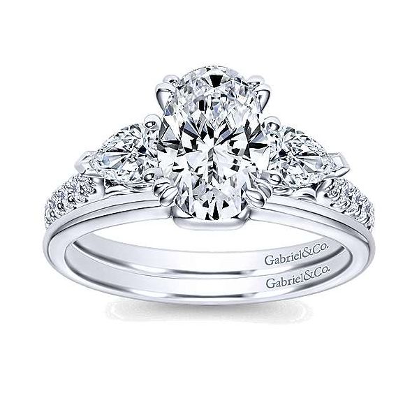 Gabriel & Co Sookie 14K White Gold Engagement Ring Image 5 SVS Fine Jewelry Oceanside, NY