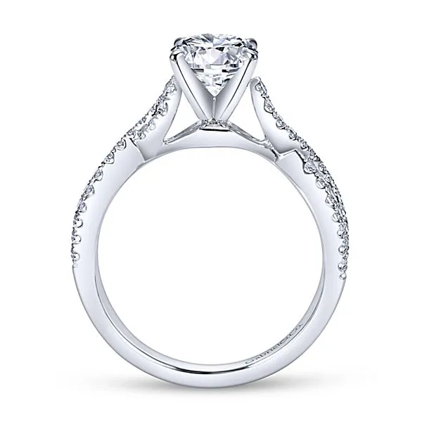 Gabriel & Co Kayla Engagement Ring 0.38Cttw Image 2 SVS Fine Jewelry Oceanside, NY