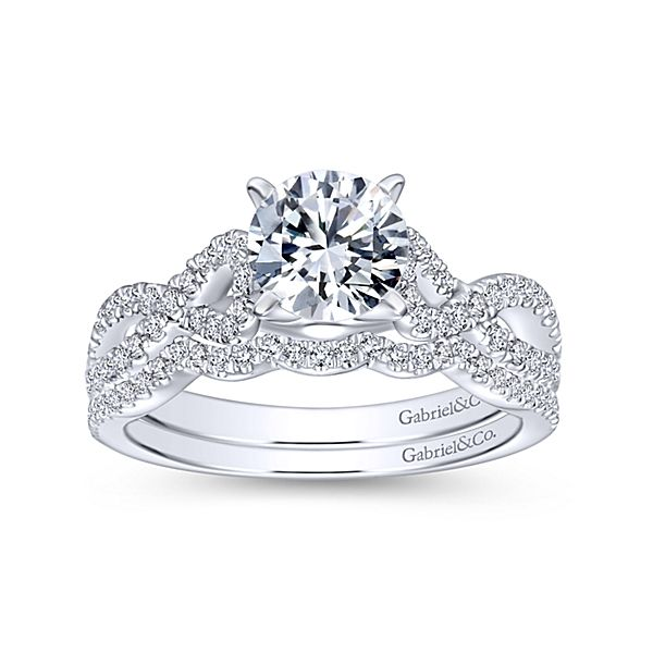 Gabriel & Co Kayla Engagement Ring 0.38Cttw Image 4 SVS Fine Jewelry Oceanside, NY