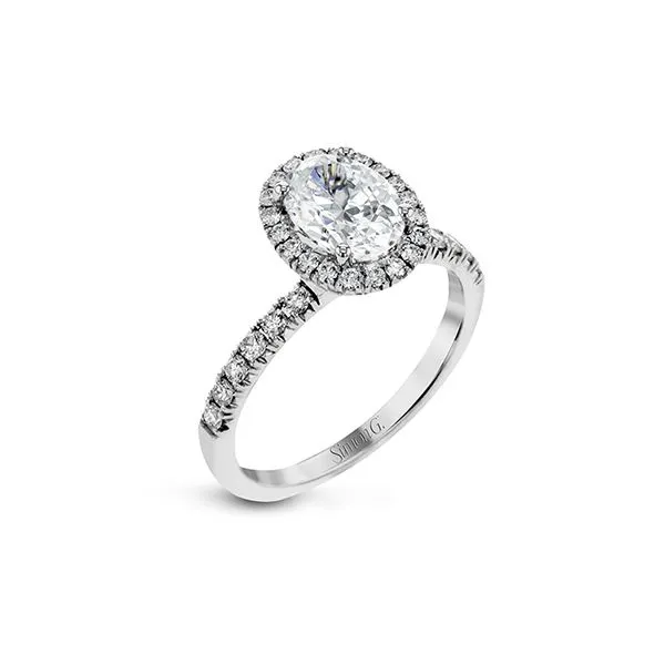 Simon G. Passion Collection Platinum Engagement Ring SVS Fine Jewelry Oceanside, NY