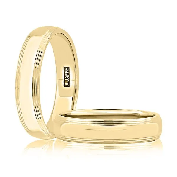 A.Jaffe Men's Yellow Gold Wedding Band SVS Fine Jewelry Oceanside, NY