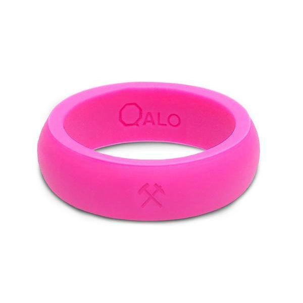 Women's QALO Pink Silicone Wedding Band. Size 7 SVS Fine Jewelry Oceanside, NY