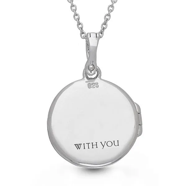 With You Roxy Photo Locket Necklace Image 2 SVS Fine Jewelry Oceanside, NY