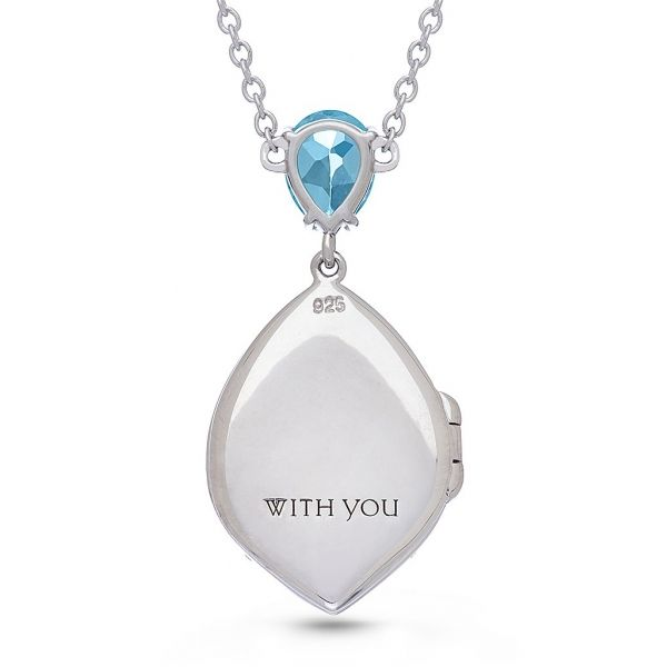 With You Sadie Photo Locket Necklace Image 3 SVS Fine Jewelry Oceanside, NY